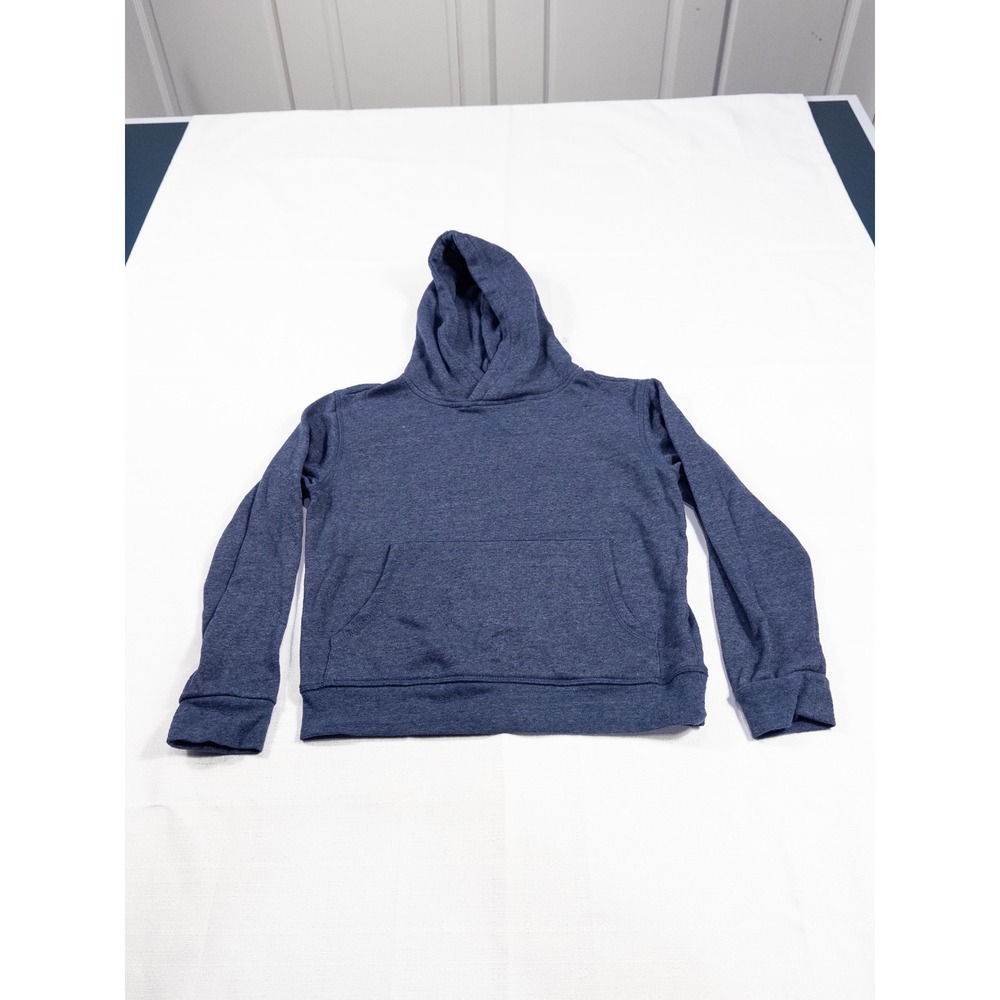 Threads 4 Thought Hoodie Kids Size 8‎ Organic Blue Pullover Long Sleeve Casual